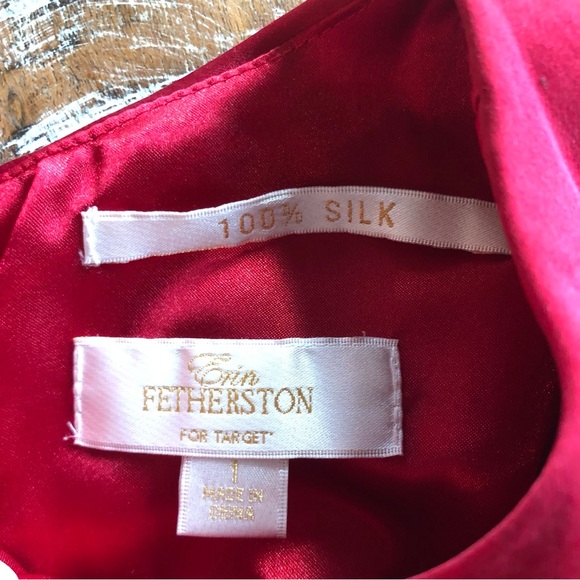 Erin Fetherston for Target red silk heart babydoll dress - Picture 10 of 13